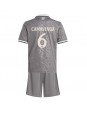 Real Madrid Eduardo Camavinga #6 Alternativní dres pro děti 2024-25 Krátký Rukáv (+ trenýrky)